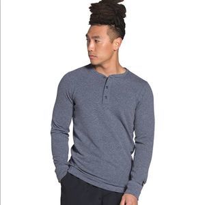 J. Crew Heather Gray Long Sleeve Henley Shirt Size Small